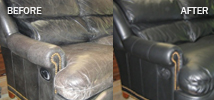 worn leather repairs