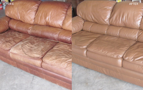 can cracked leather sofa be repaired