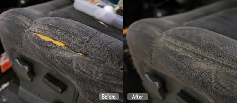 Automotive Fabric Seat Repair