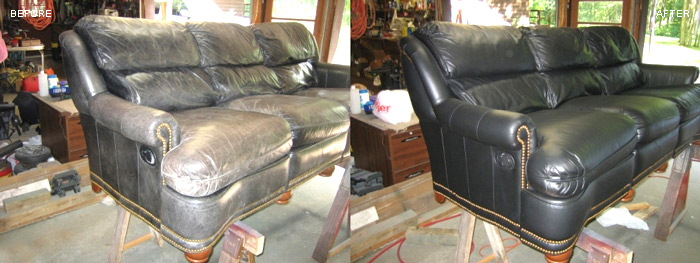 Leather Couch Restoration
