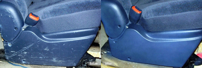 Blue Car Seat Base Repair